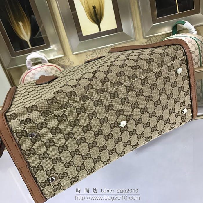 GUCCI 古馳男包 新款 370822 pvc配皮 GUCCI手提包 Gucci單肩包